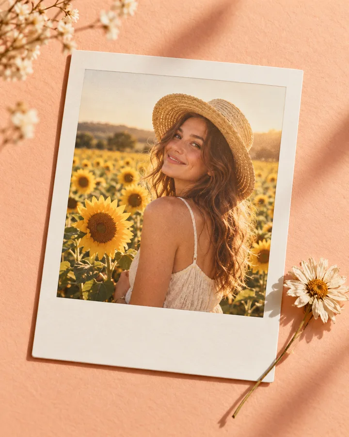 Summer Polaroid example