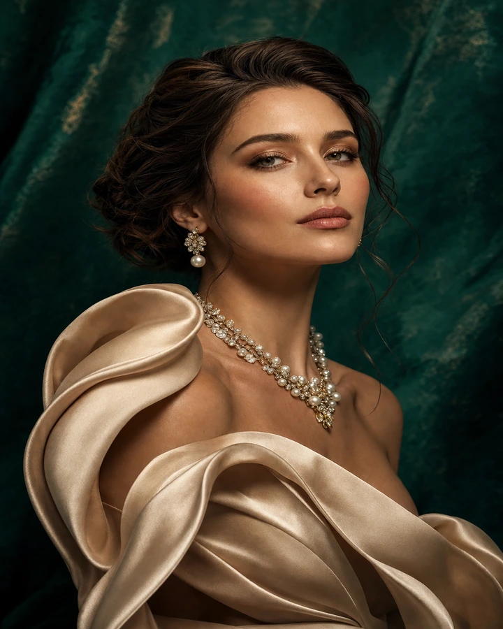 Couture jewels portrait style example