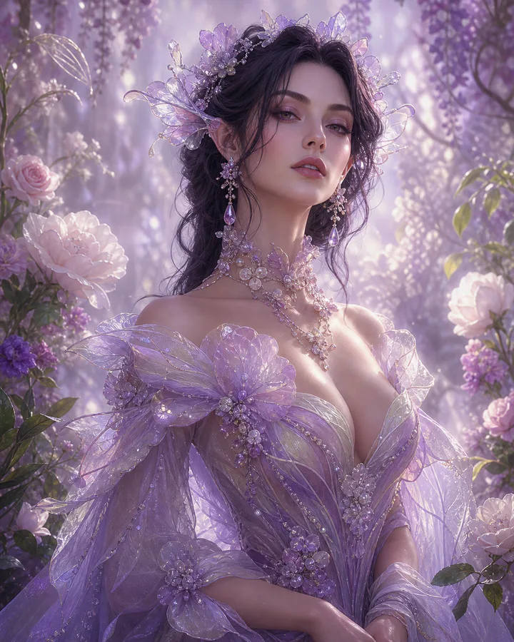 Fairy bloom portrait style example