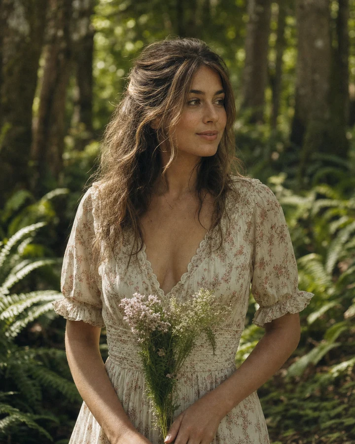 Forest film portrait style example
