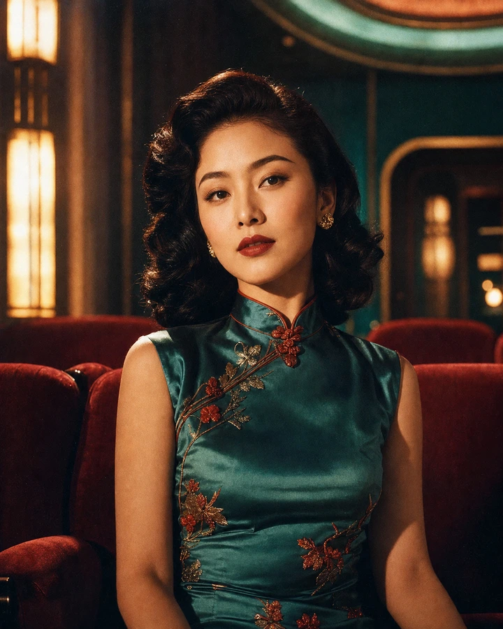 Hong Kong retro portrait style example